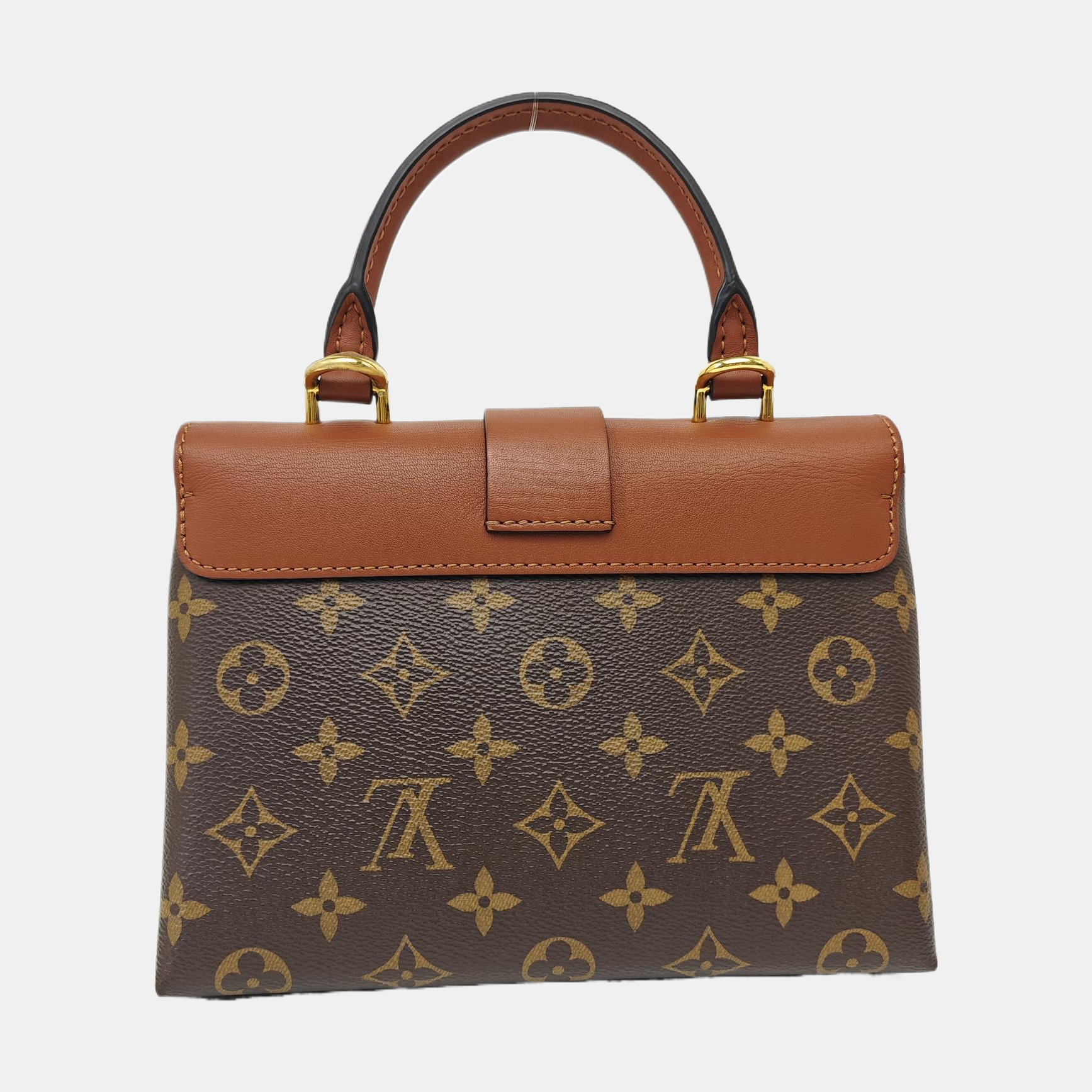 LOCKY BB Monogram Coated Canvas Brown