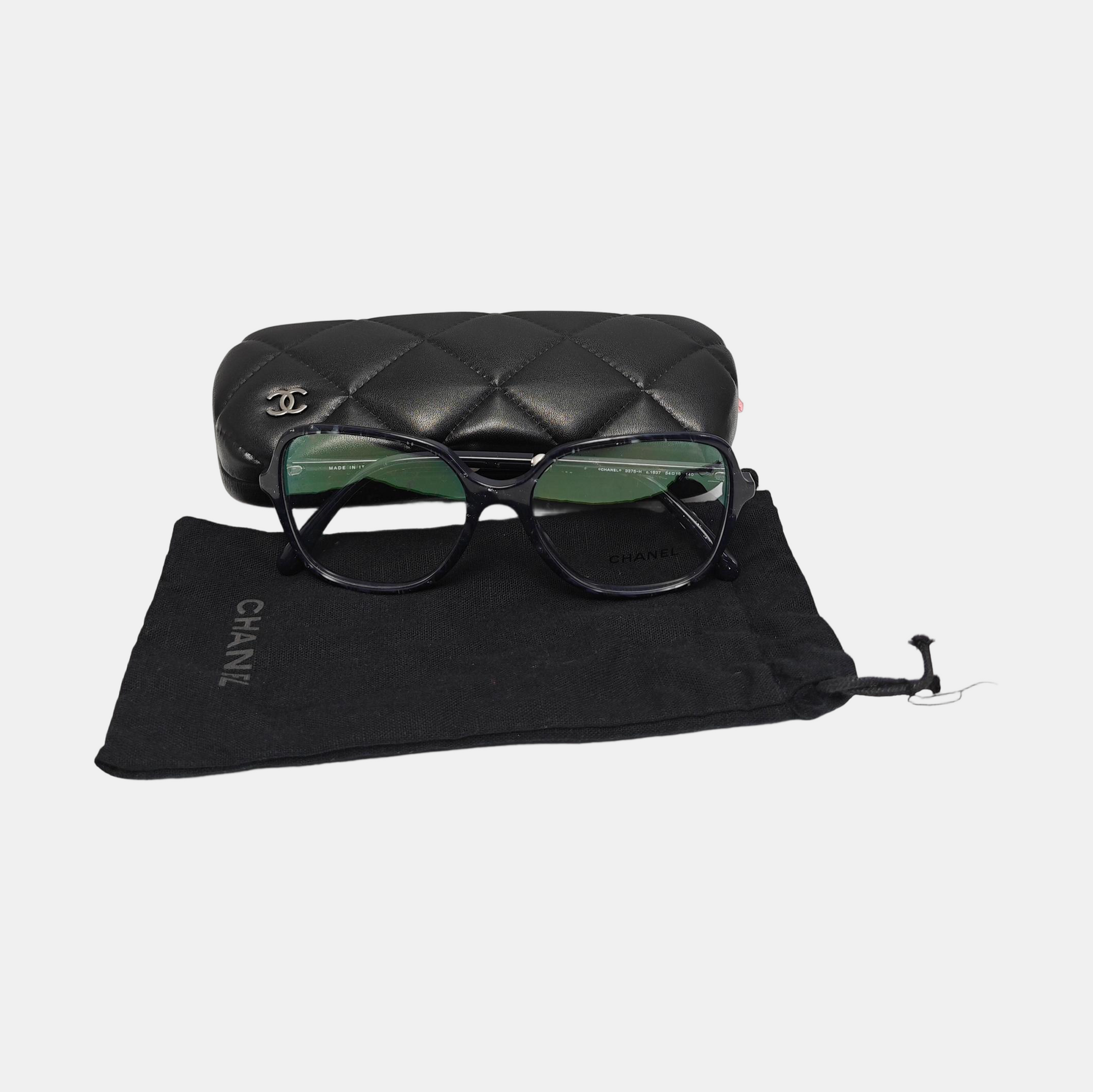Synthetic Eyeglasses Black