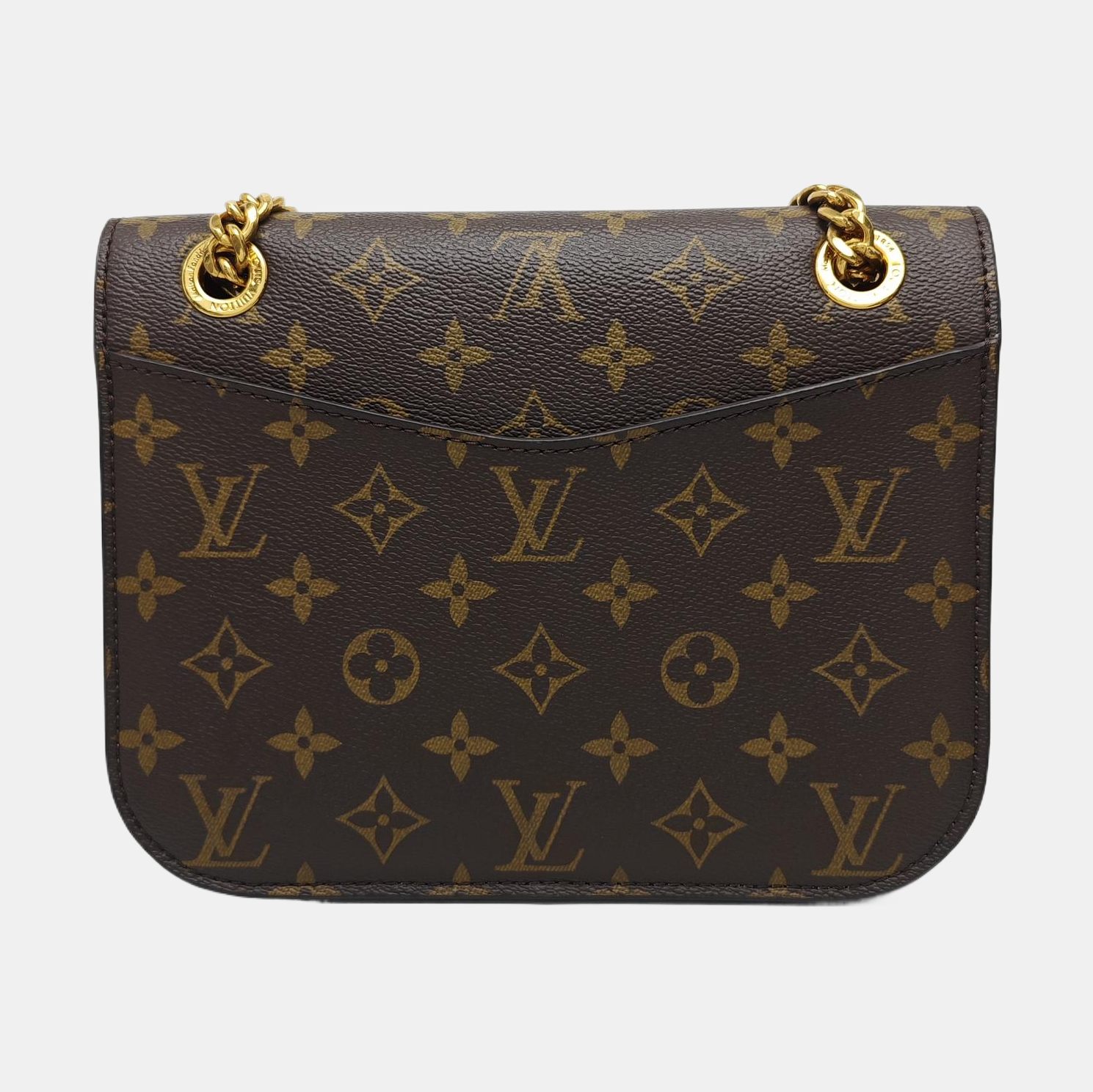 PASSY Monogram Coated Canvas Brown