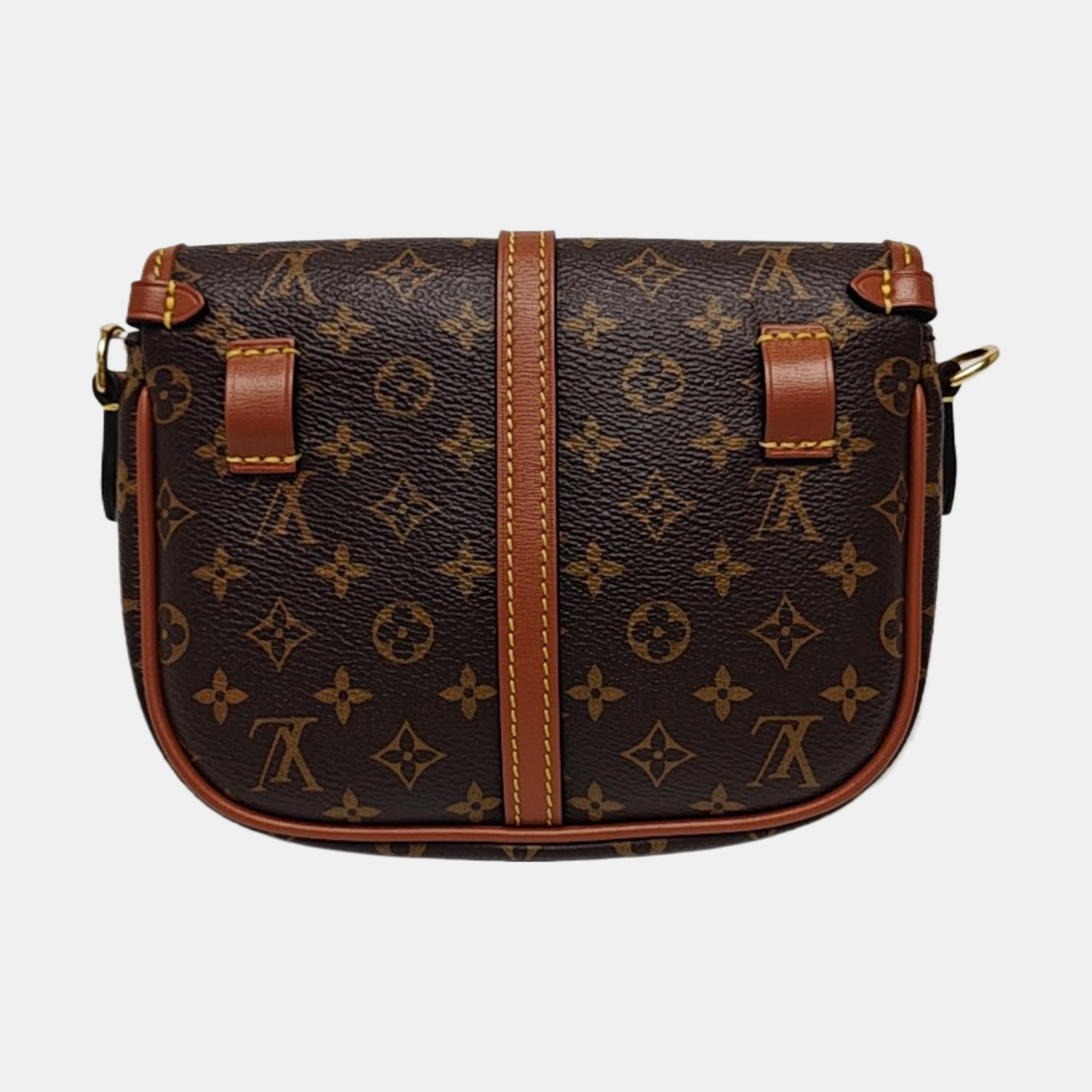 SAUMUR Monogram Coated Canvas Brown