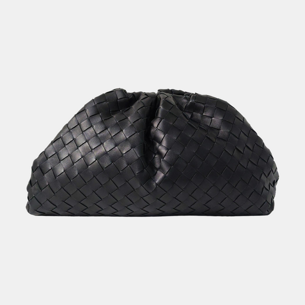 The Pouch Large Lambskin Black