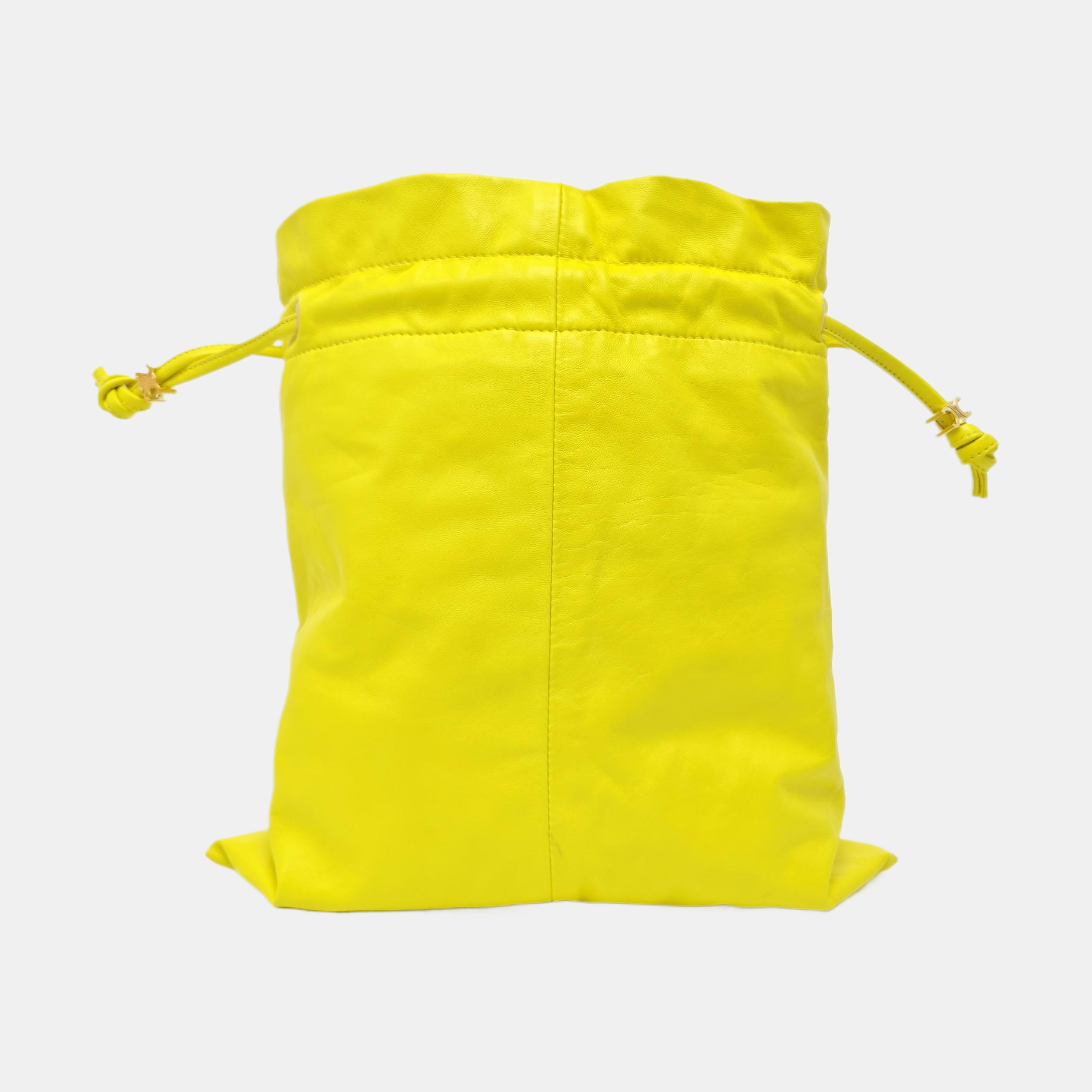 CRYSTAL POUCH Small Lambskin Yellow