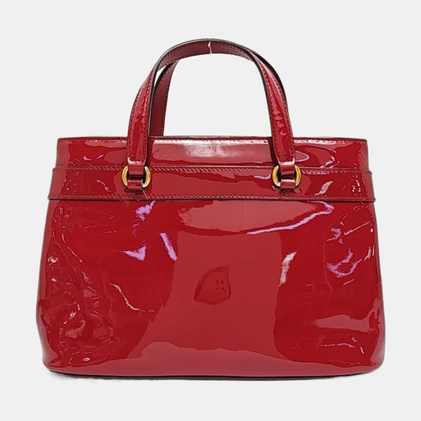Bright Bit Patent Leather Red