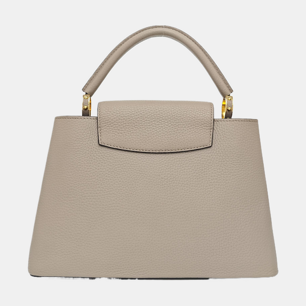 CAPUCINES MM Calfskin Gray