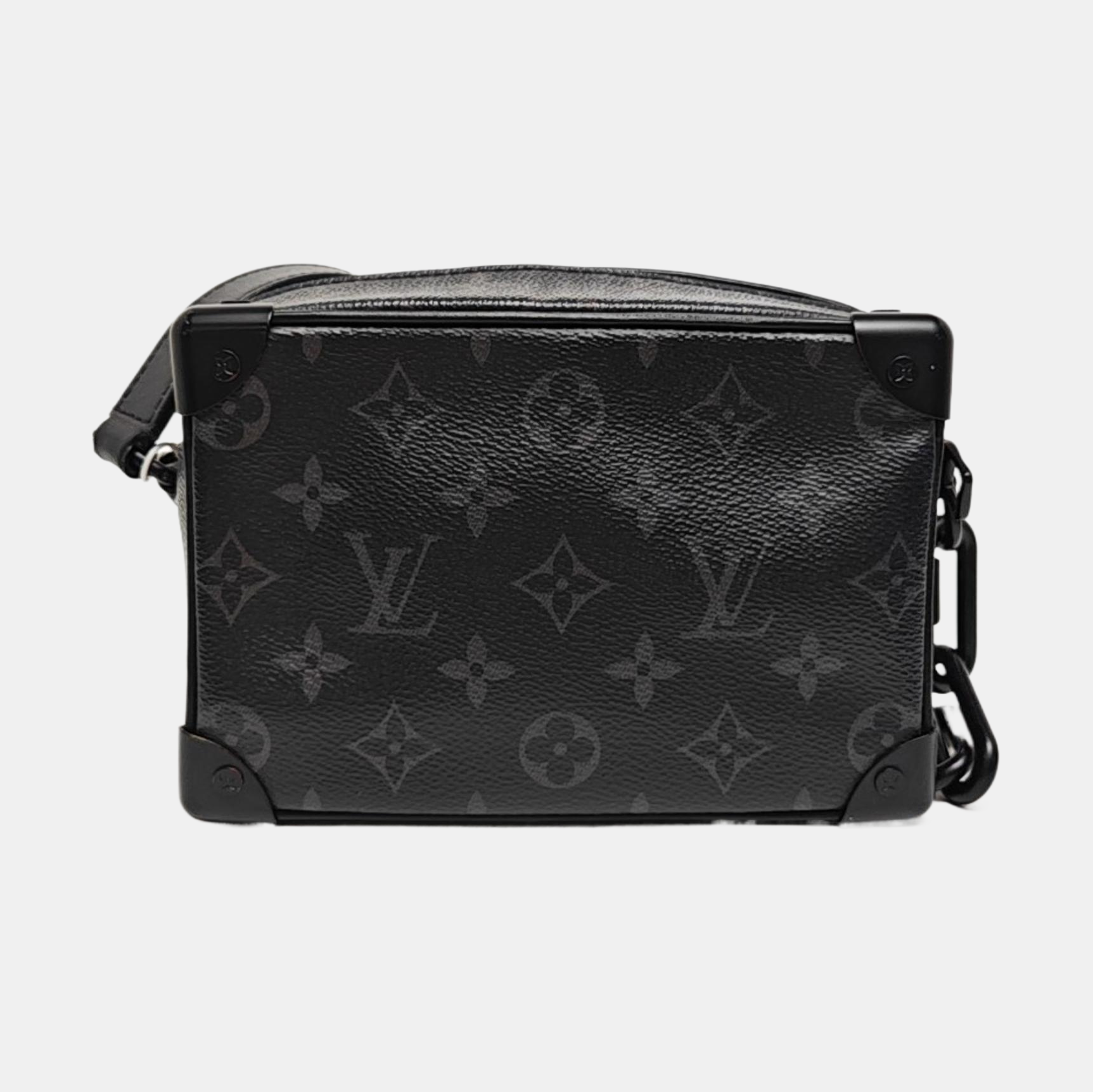 SOFT TRUNK Mini Monogram Coated Canvas Black