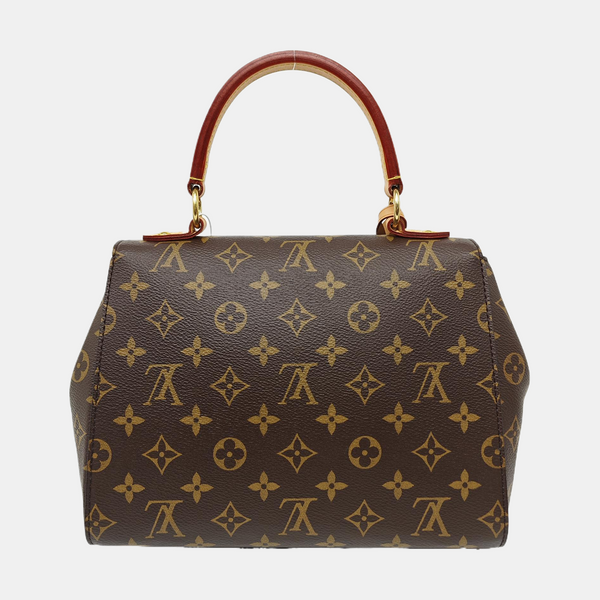 CLUNY PM Monogram Coated Canvas Brown