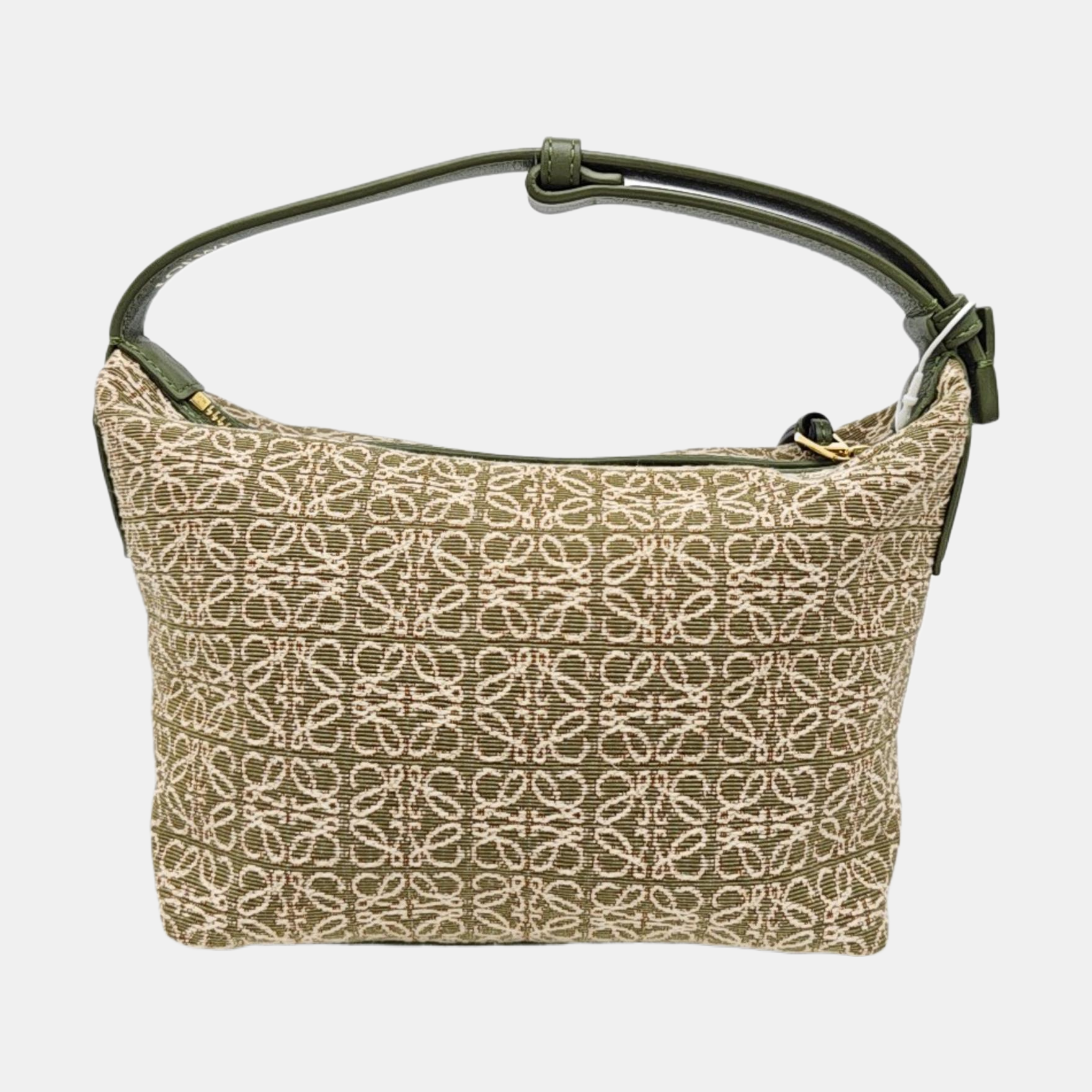 Canvas Top Handle Bag Green