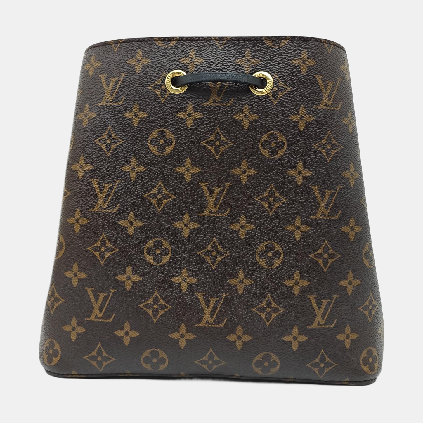 NÉONOÉ MM Monogram Coated Canvas Brown