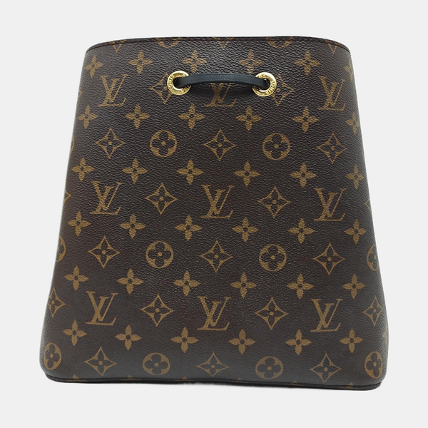 NÉONOÉ MM Monogram Coated Canvas Brown