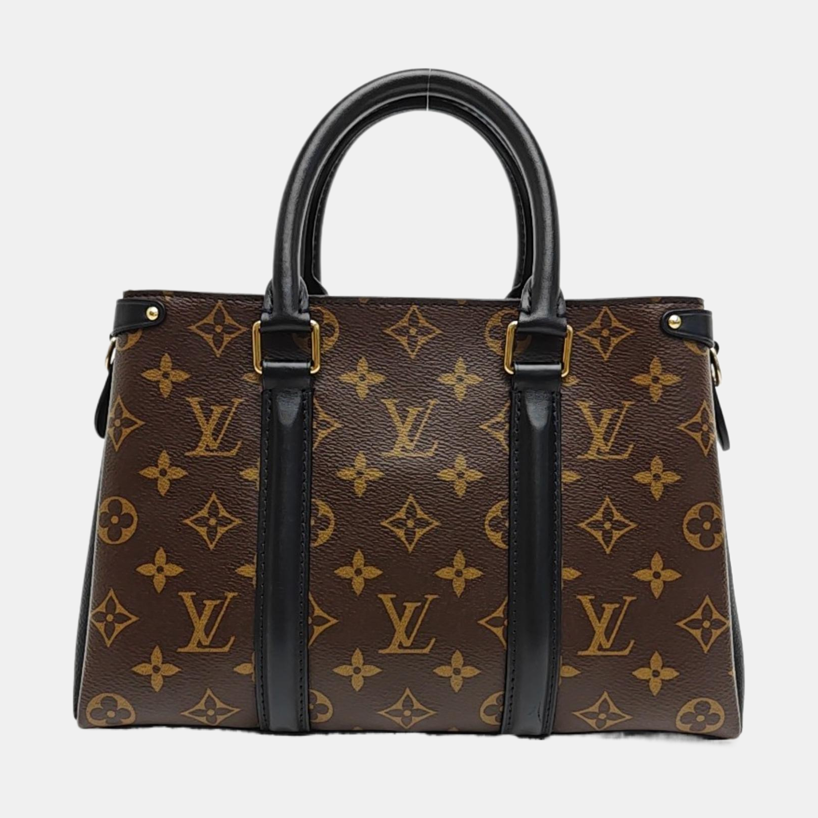 SOUFFLOT BB Monogram Coated Canvas Brown