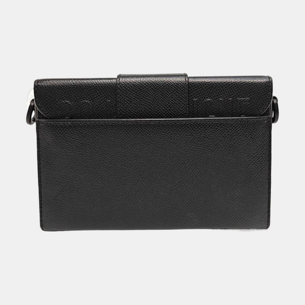 Authenticated pre-owned  30 Montaigne Calfskin Black - Shoulder Bag at Looply