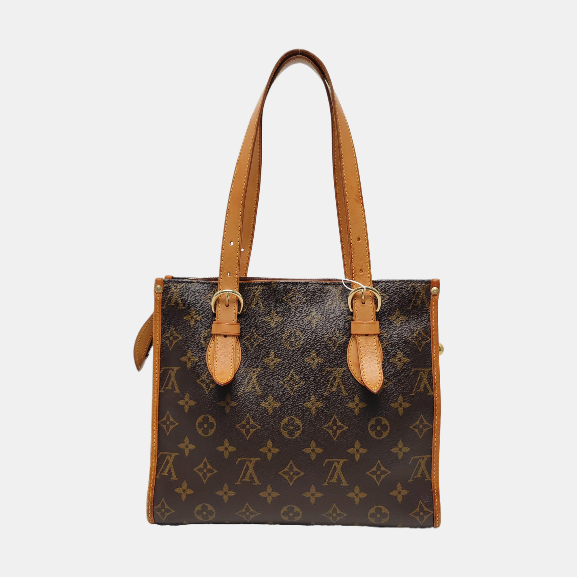 POPINCOURT Monogram Coated Canvas Brown