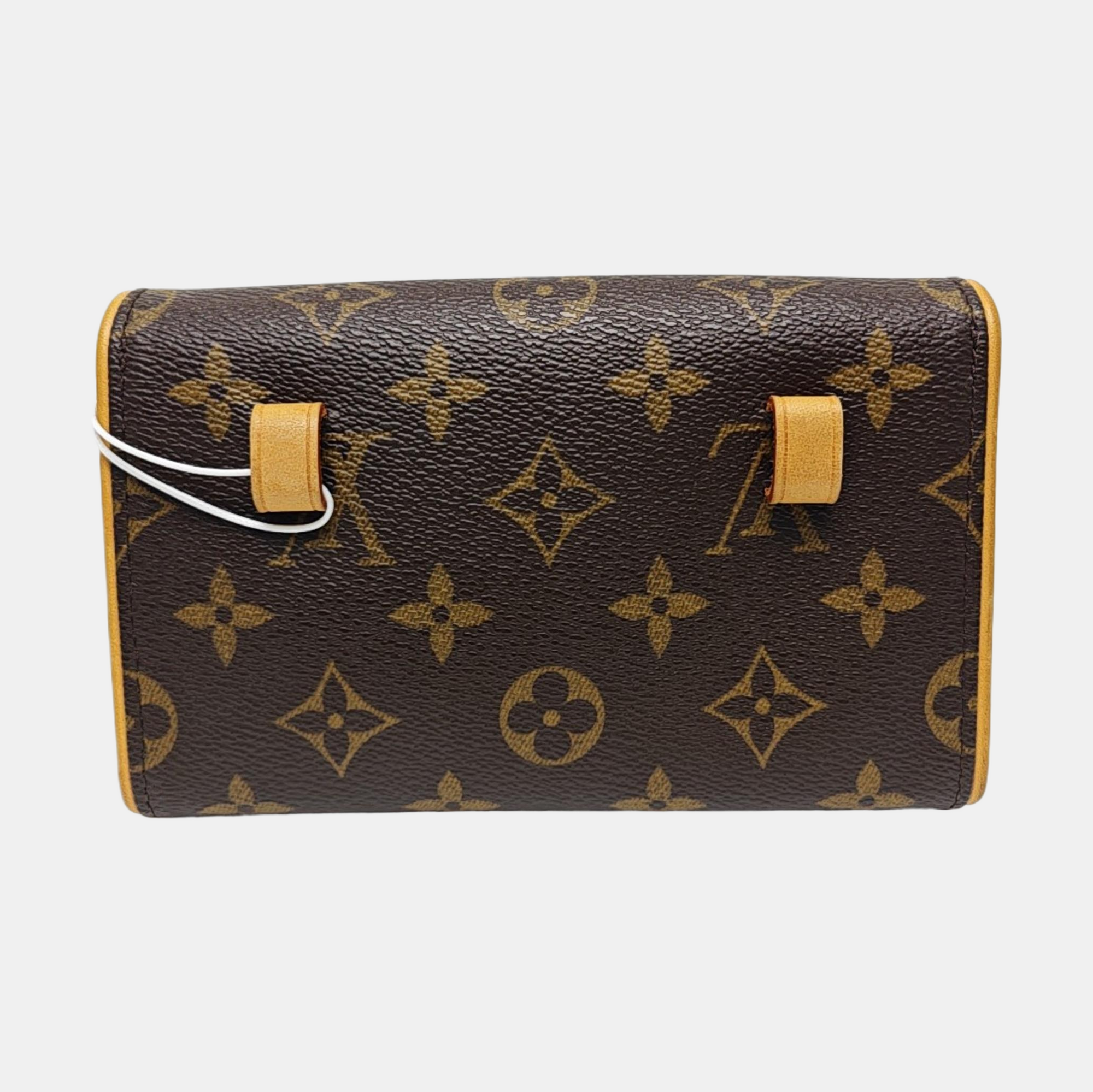 FLORENTINE Monogram Coated Canvas Brown