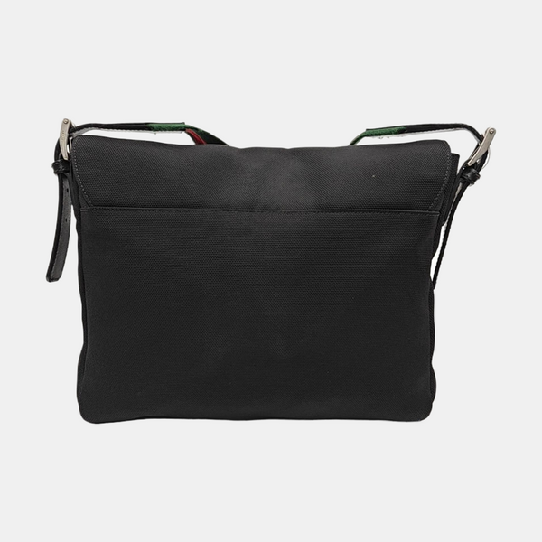 Canvas Shoulder Bag Black