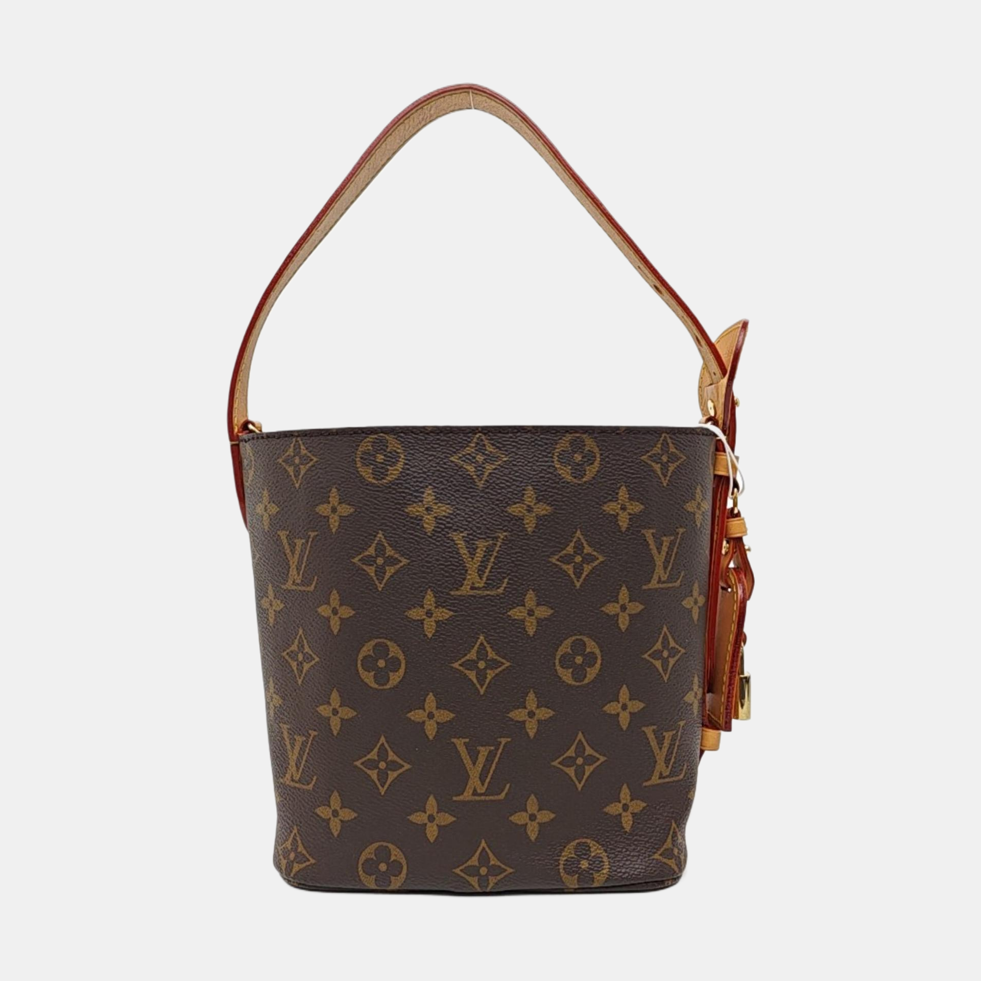 ALL IN Monogram Coated Canvas Brown