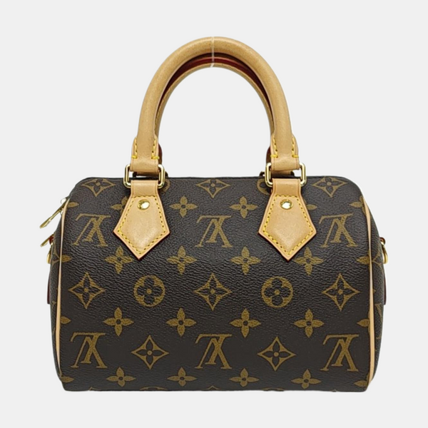 SPEEDY 20 Monogram Coated Canvas Brown