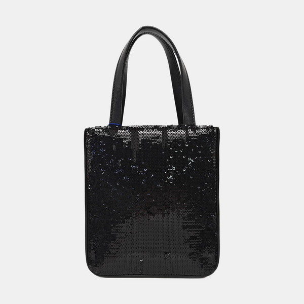 Sequins Tote Bag Black