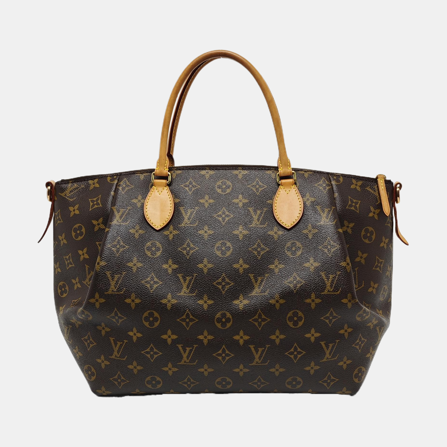 TURENNE PM Monogram Coated Canvas Brown