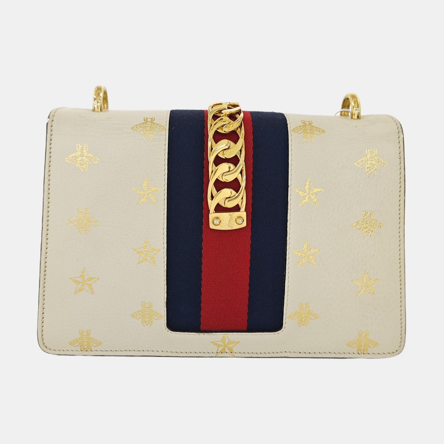 Sylvie Small Calfskin White