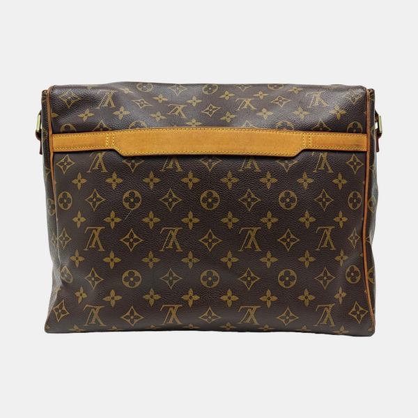 VALMY Monogram Coated Canvas Brown