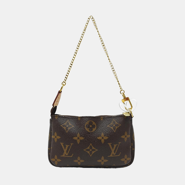 ACCESSOIRES Mini Monogram Coated Canvas Brown