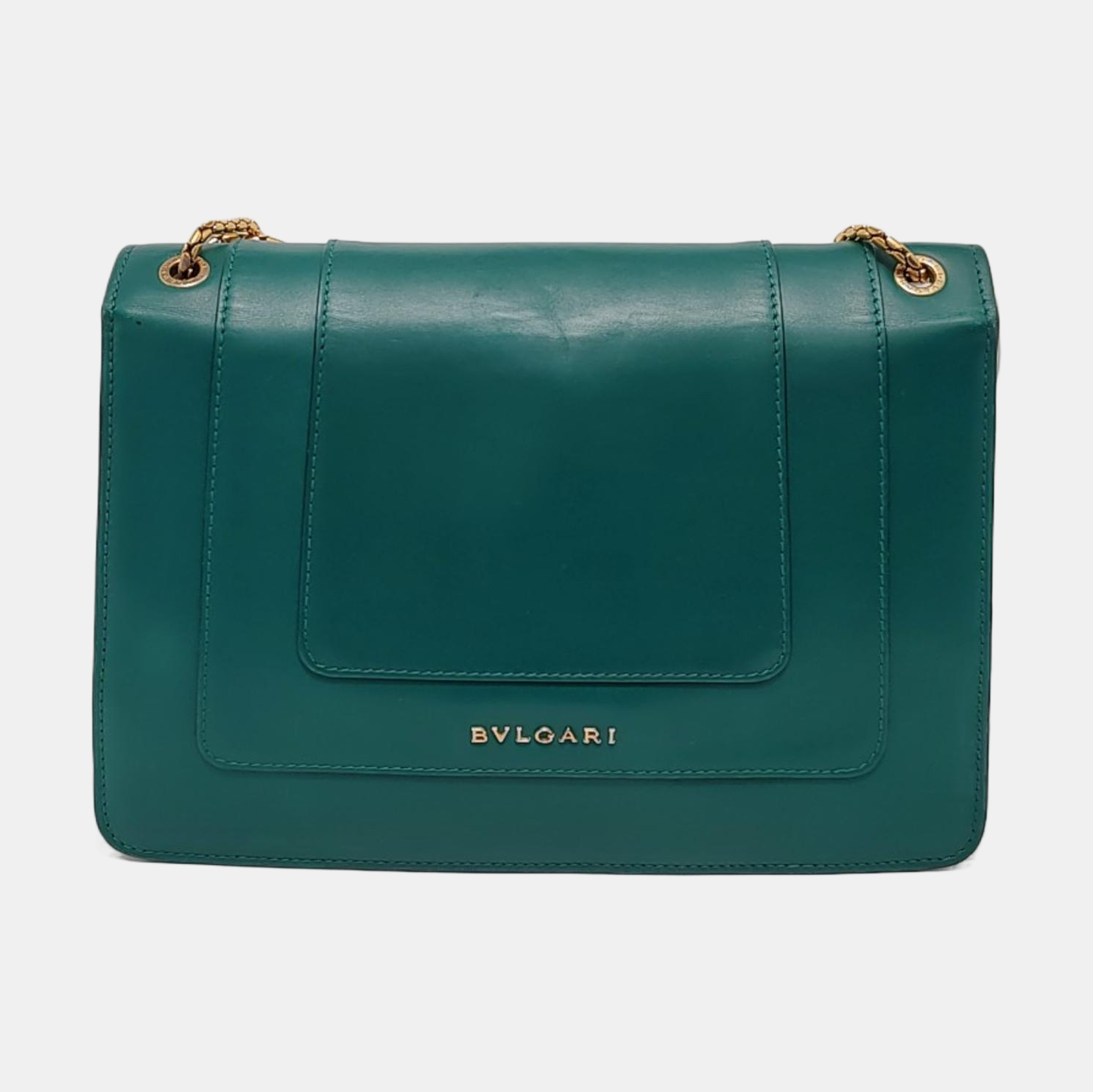 SERPENTI FOREVER Medium Calfskin Green