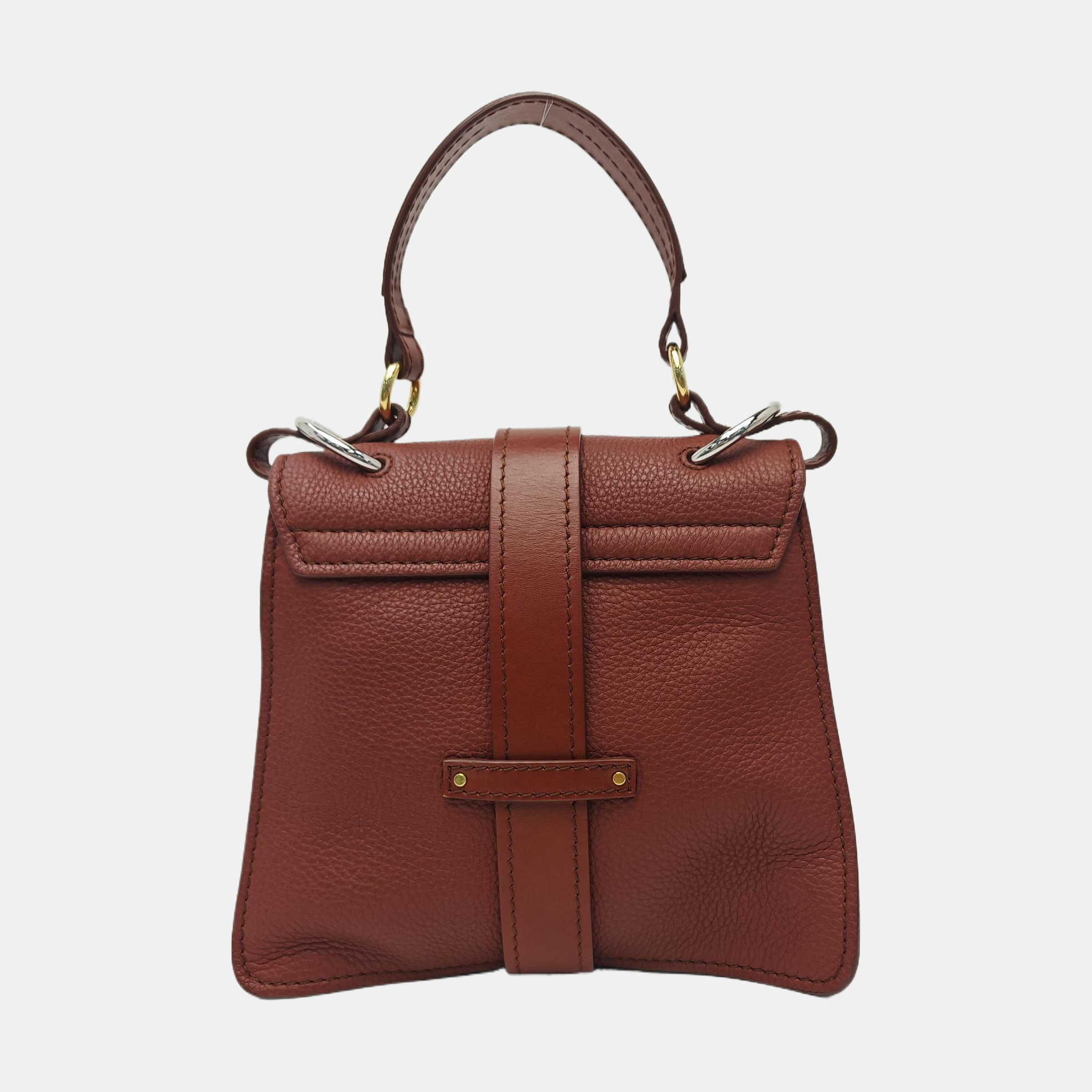 Aby Small Calfskin Brown