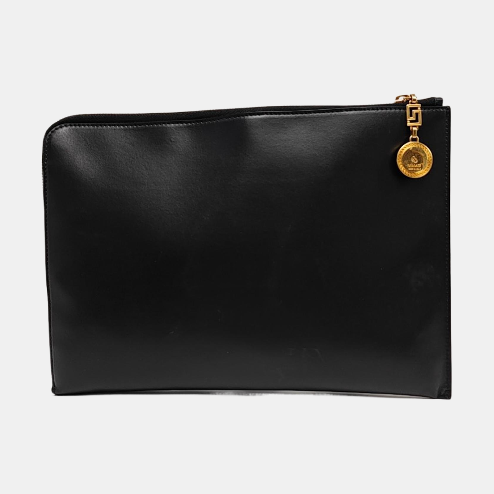 Calfskin Clutch Black