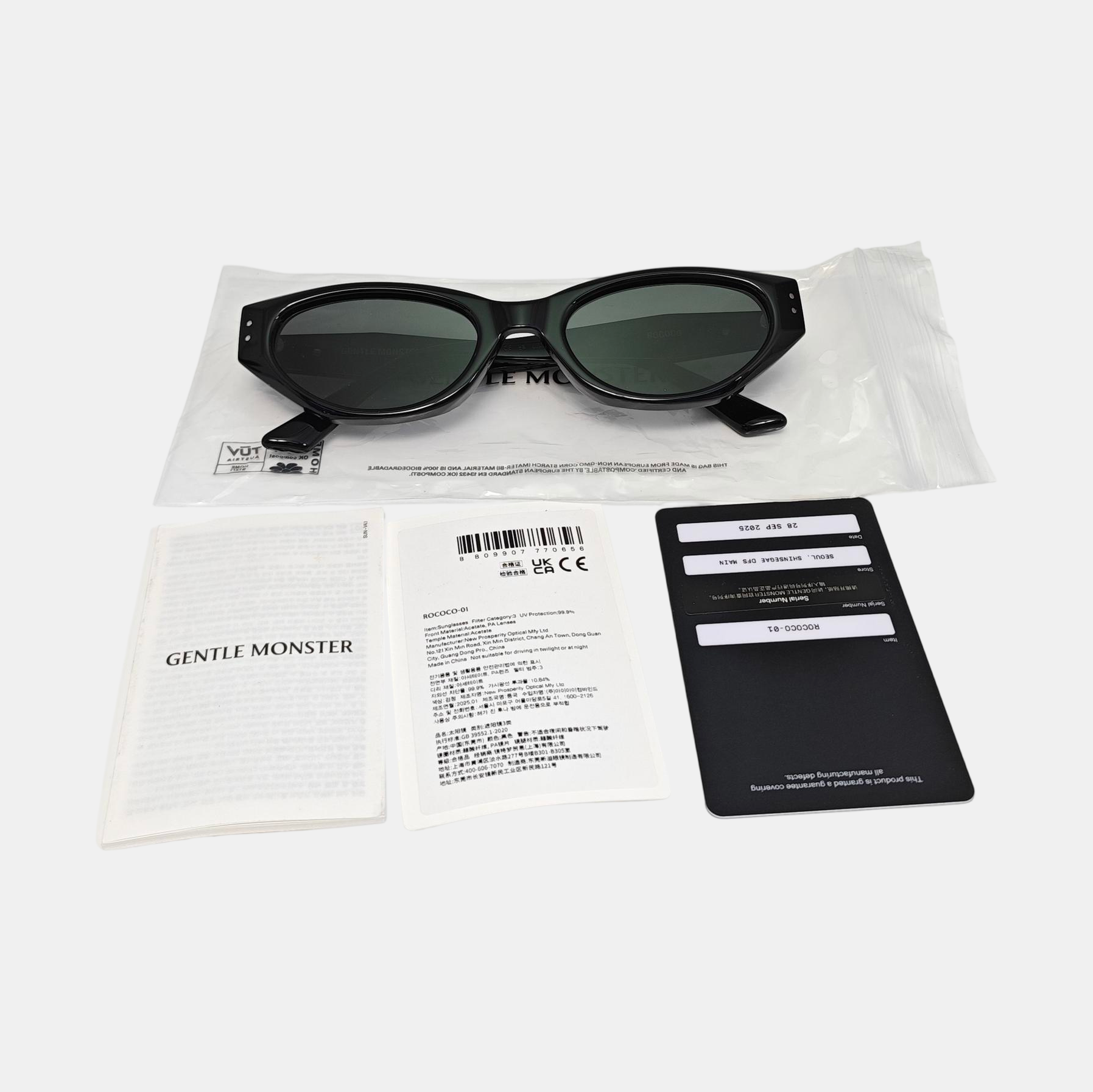 Synthetic Sunglasses Black