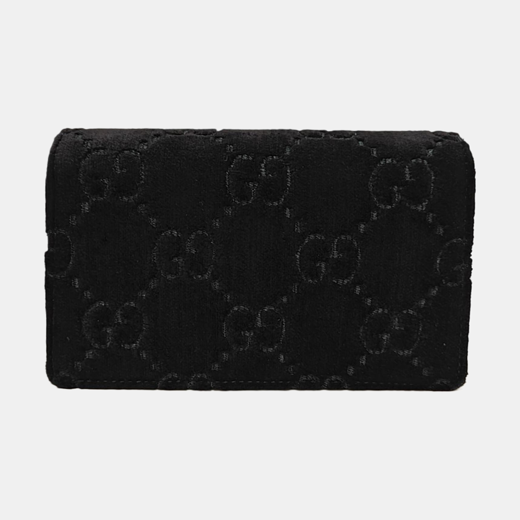 Dionysus Super Mini Monogram Suede Black