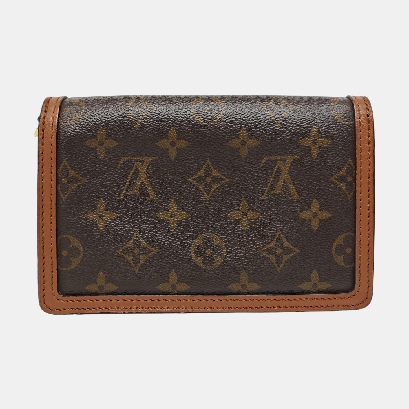 DAUPHINE WOC Monogram Coated Canvas Brown