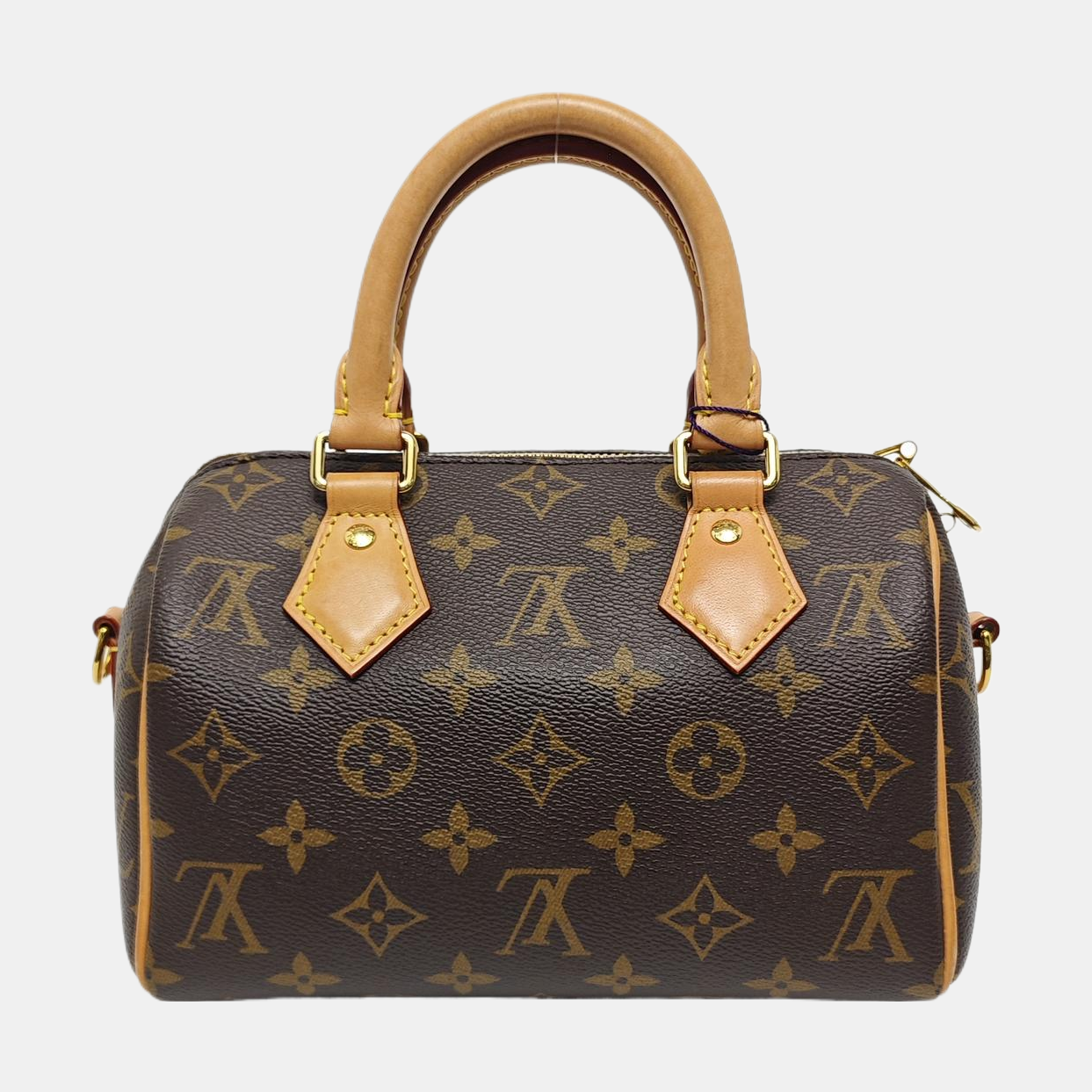 SPEEDY 20 Monogram Coated Canvas Brown