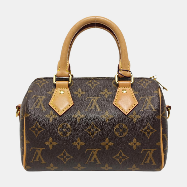 SPEEDY 20 Monogram Coated Canvas Brown