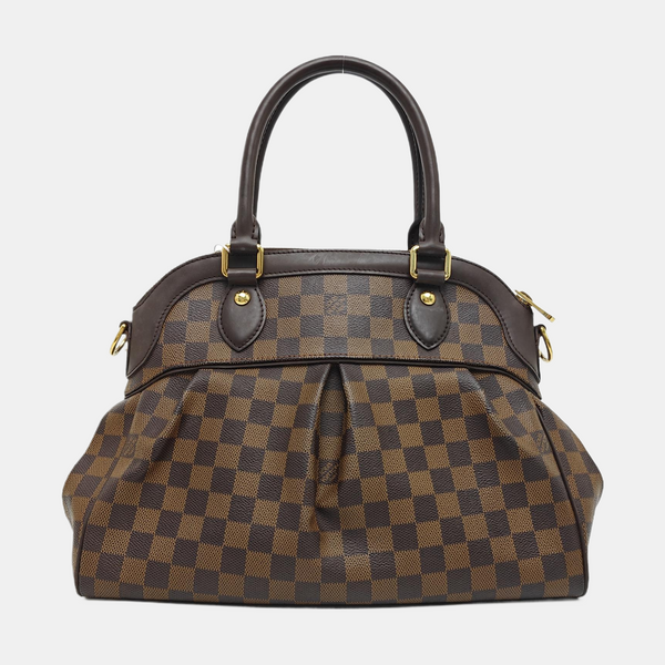 TREVI PM Damier Ebene Coated Canvas Brown