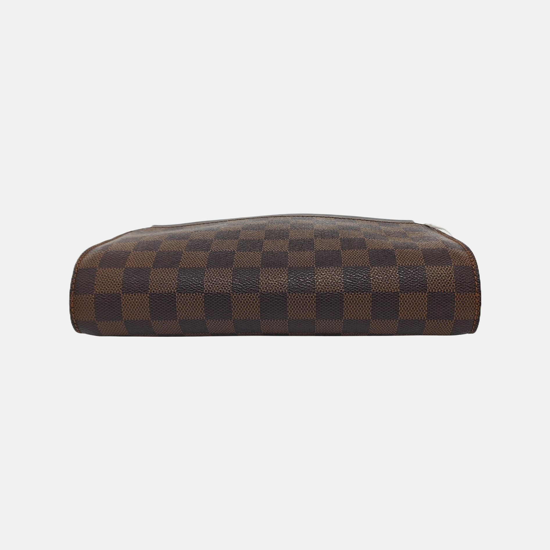 SAINT LOUIS Damier Ebene Coated Canvas Brown