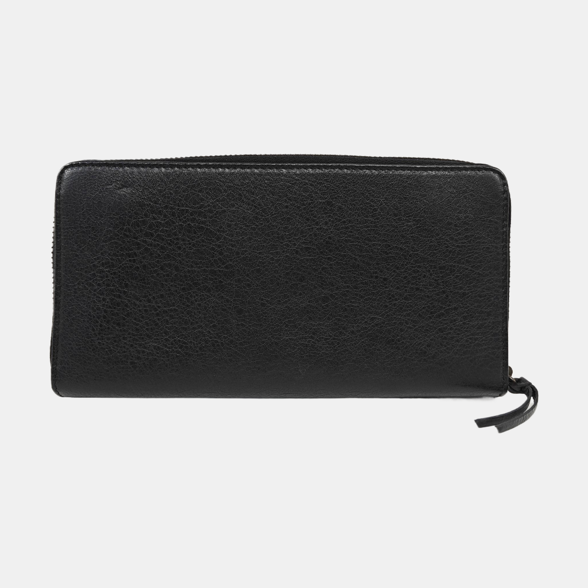 Classic City Calfskin Black Wallet