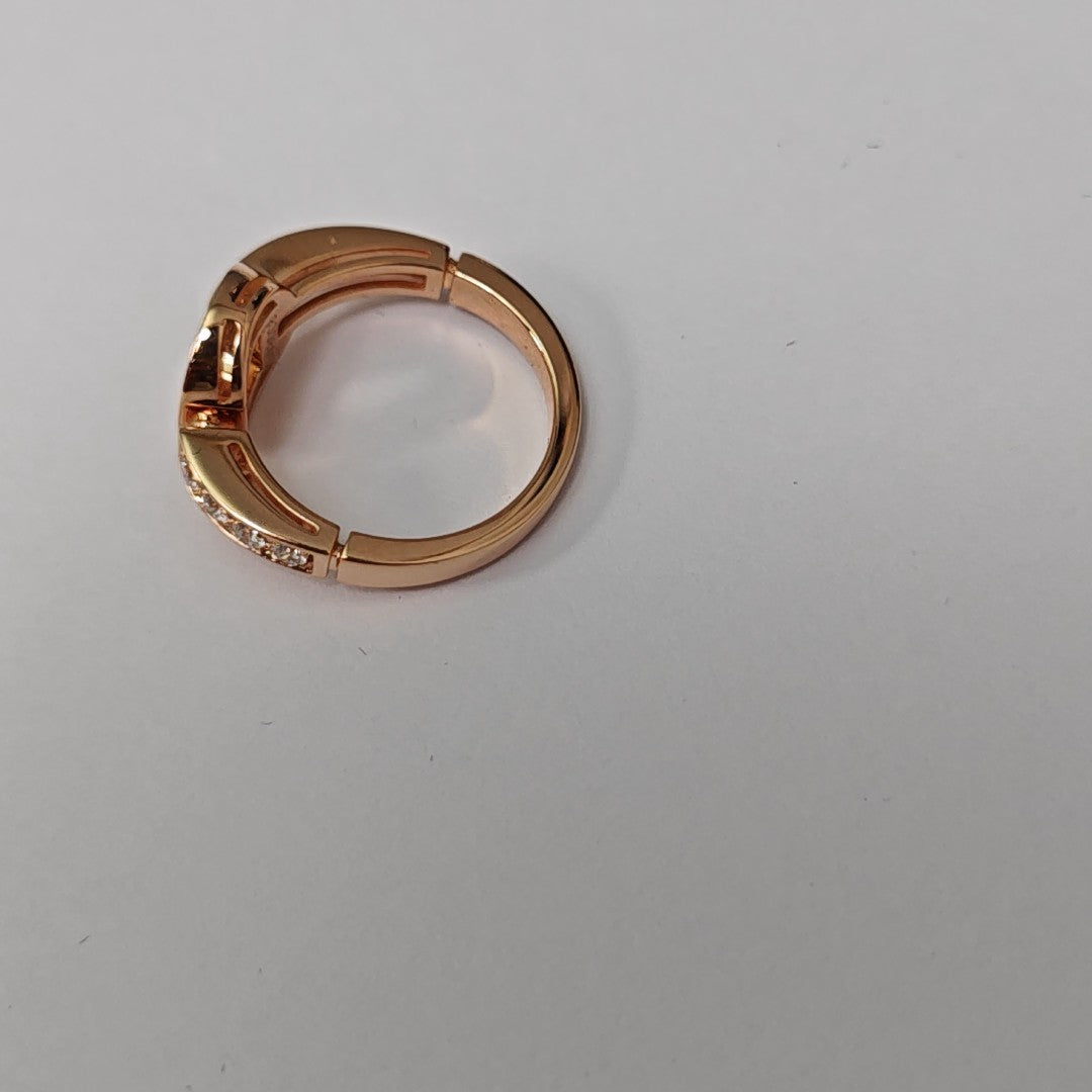 BVLGARI BVLGARI 18k Rose Gold Ring EU 50
