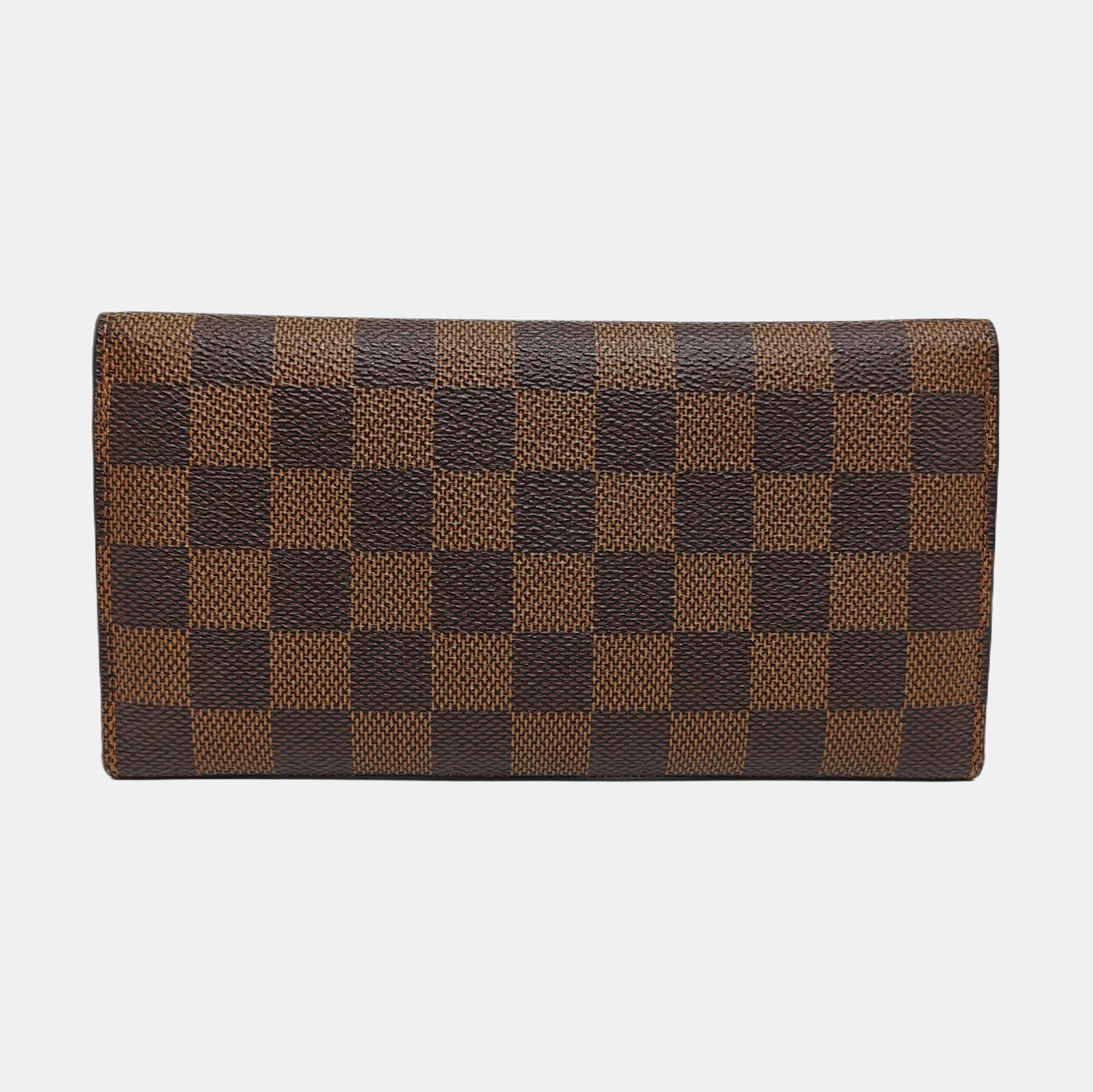 JOSÉPHINE Damier Ebene Coated Canvas Brown Wallet