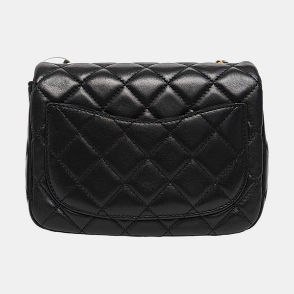 CLASSIC FLAP Mini Quilted Lambskin Black