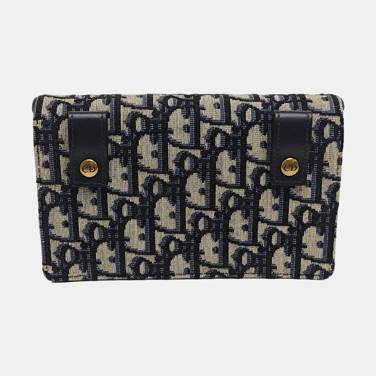 Saddle Mini Oblique Canvas Blue