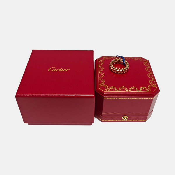 CLASH DE CARTIER 18k Rose Gold Ring EU 54