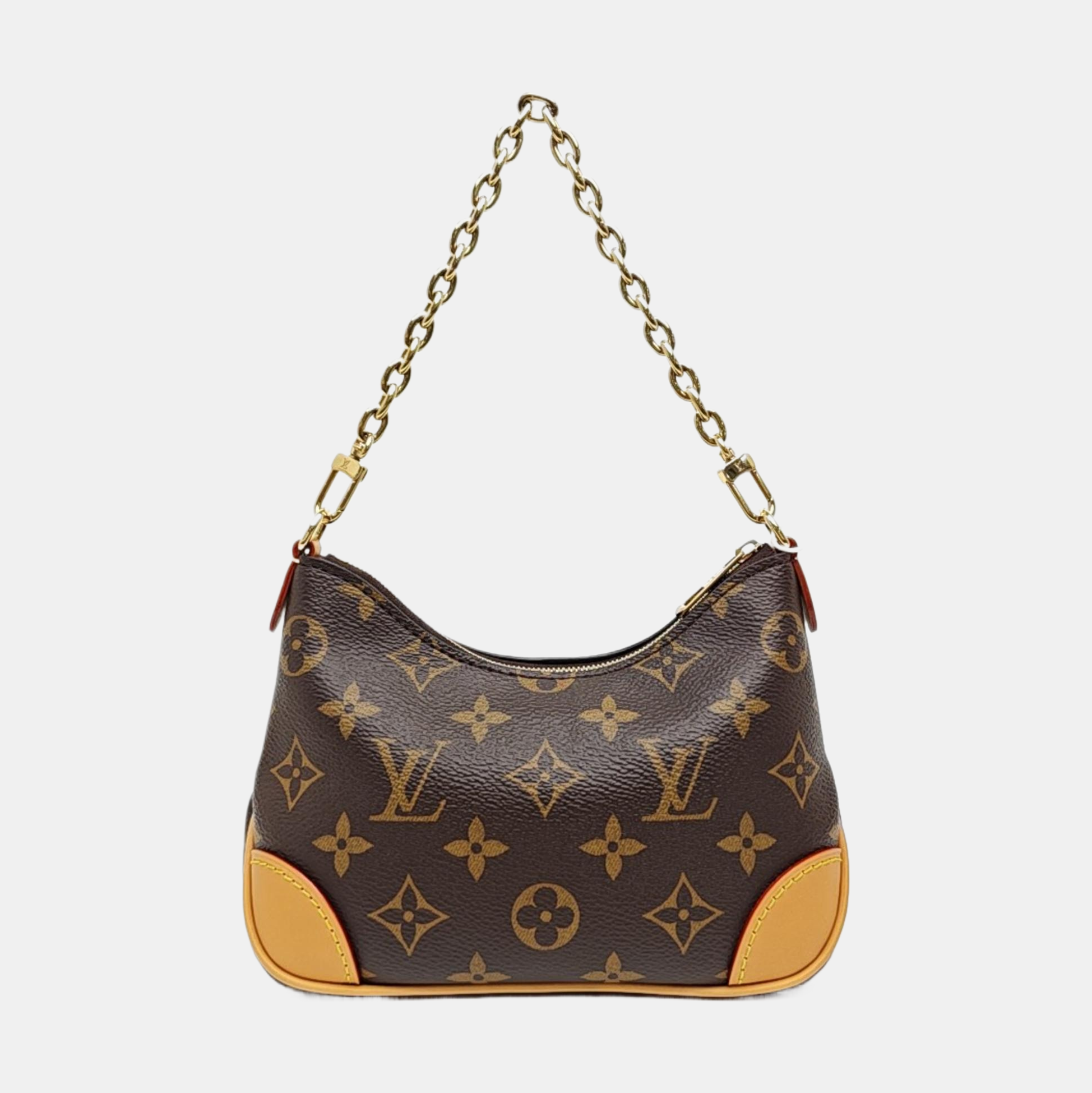 BOULOGNE Nano Monogram Coated Canvas Brown