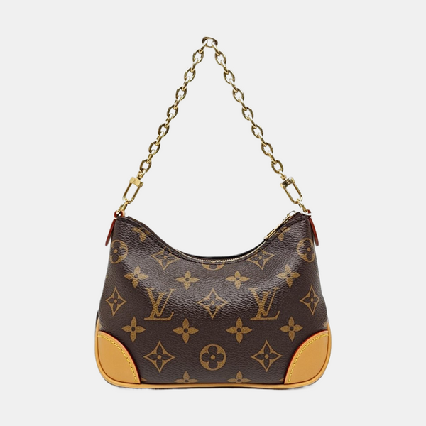 BOULOGNE Nano Monogram Coated Canvas Brown