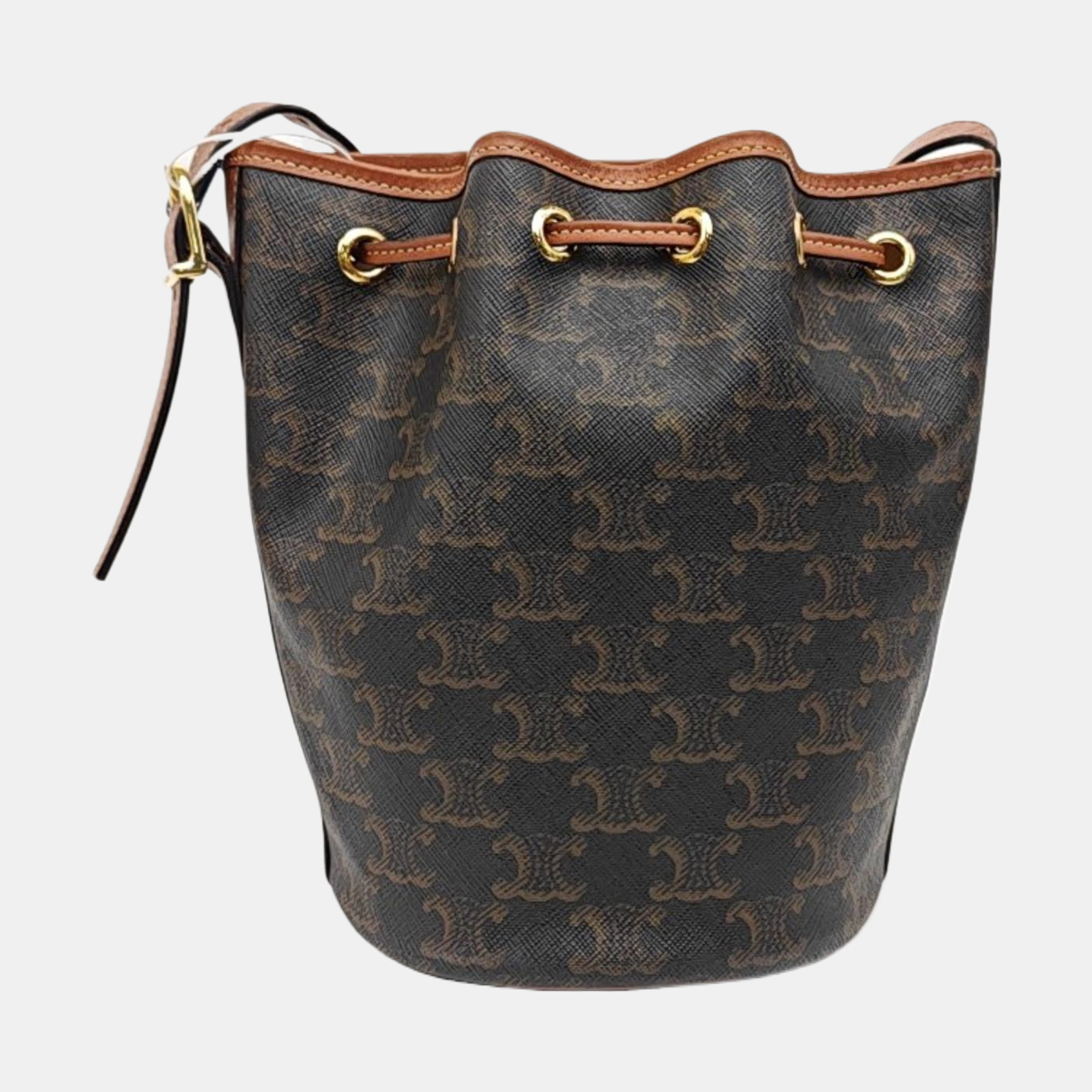 TRIOMPHE CANVAS Small Coated Canvas Brown