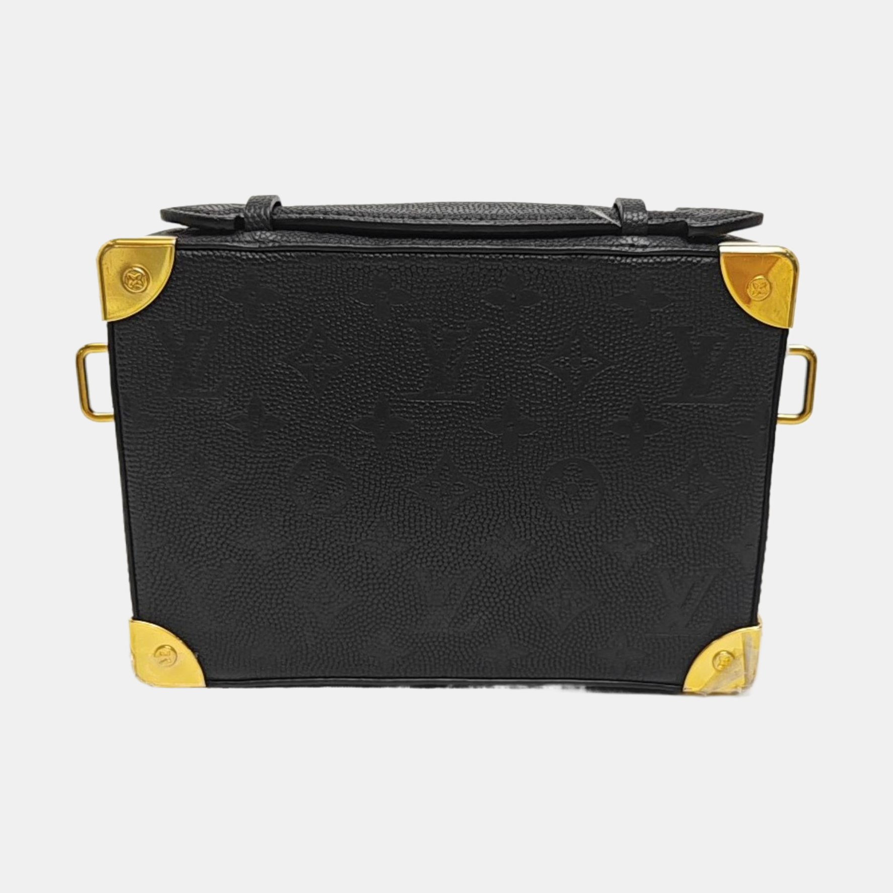 TRUNK Monogram Calfskin Black