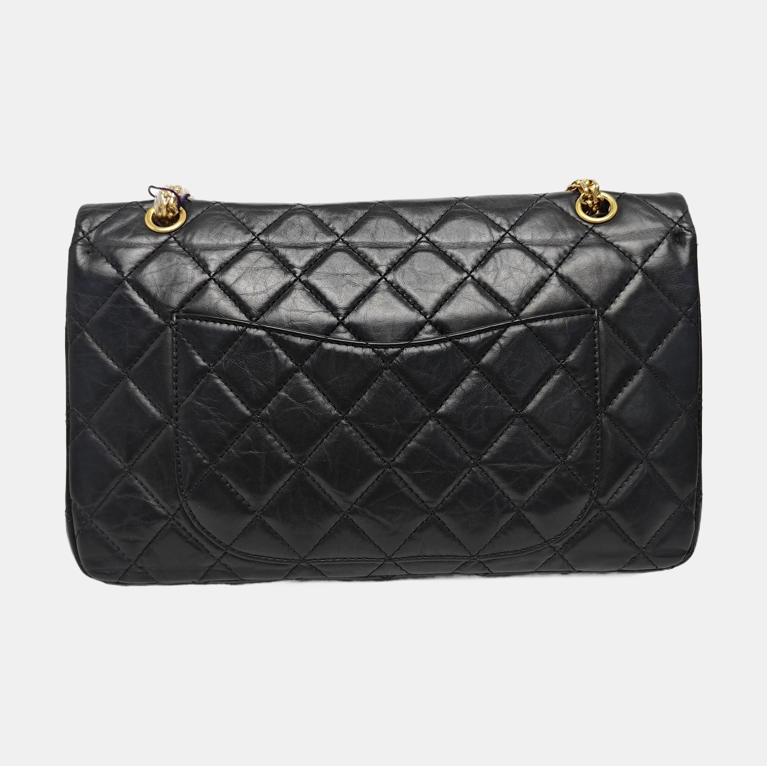 2.55 227 Quilted Calfskin Black