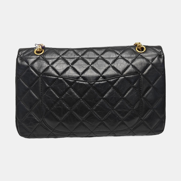 2.55 227 Quilted Calfskin Black