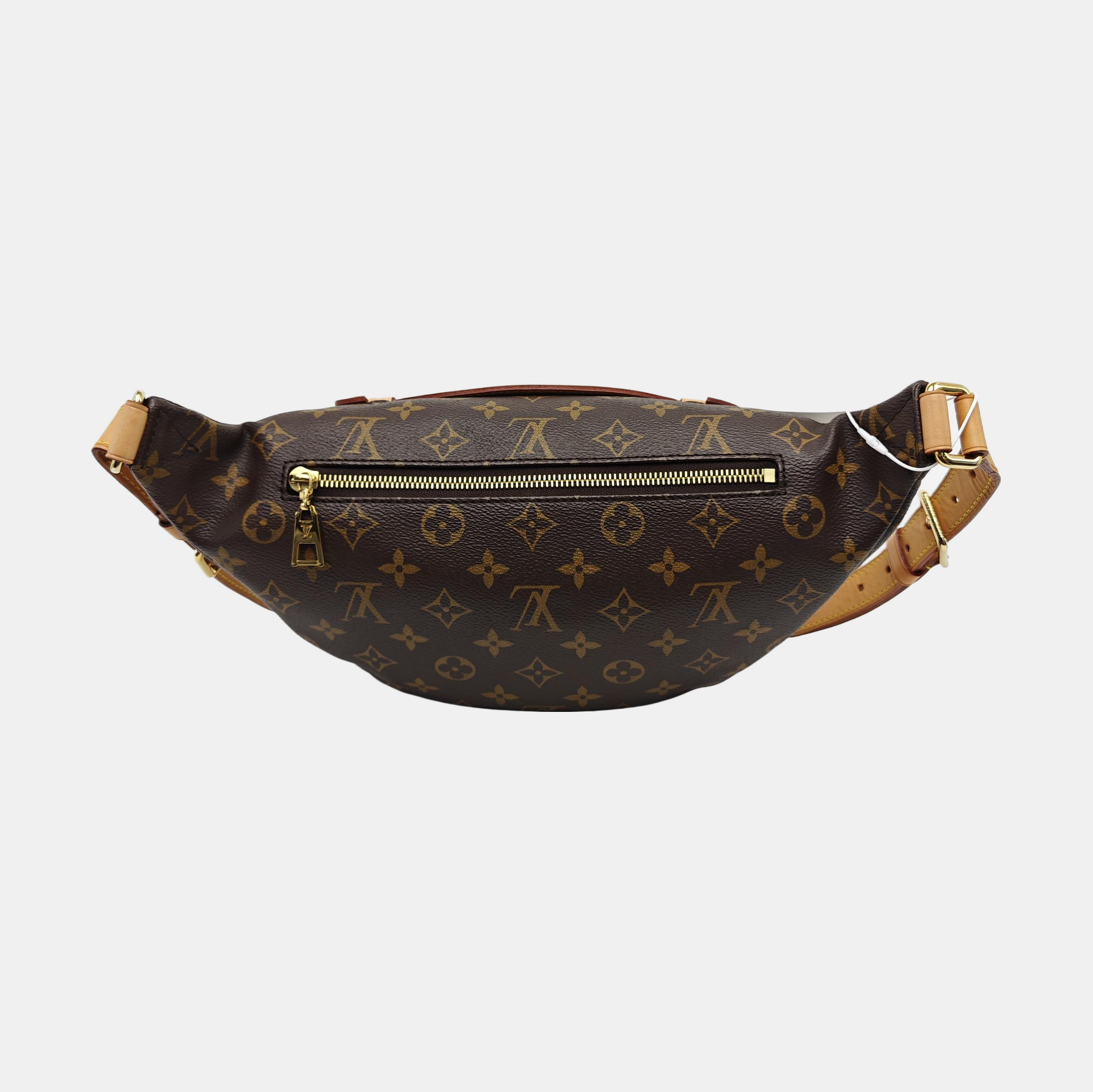 BUMBAG Monogram Coated Canvas Brown
