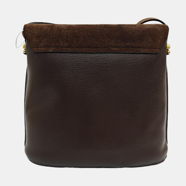 Calfskin Shoulder Bag Brown