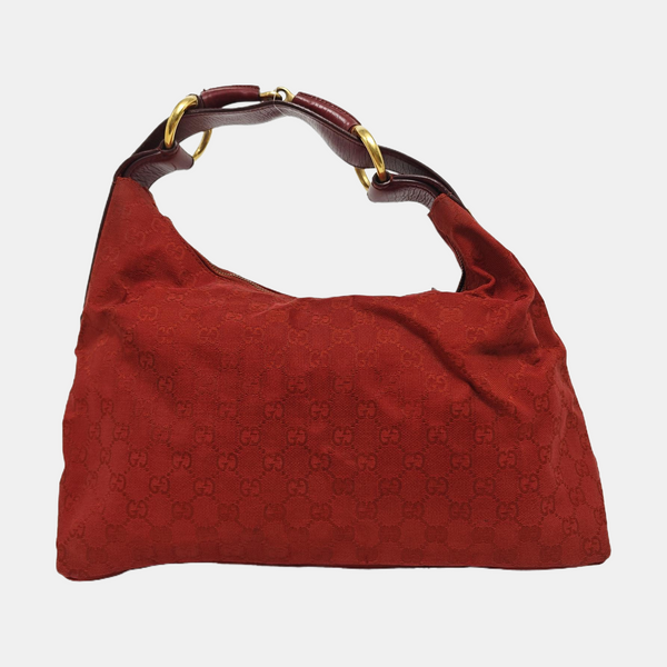 Monogram Canvas Top Handle Bag Red